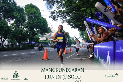Race photo from Mangkunegaran Run 2024