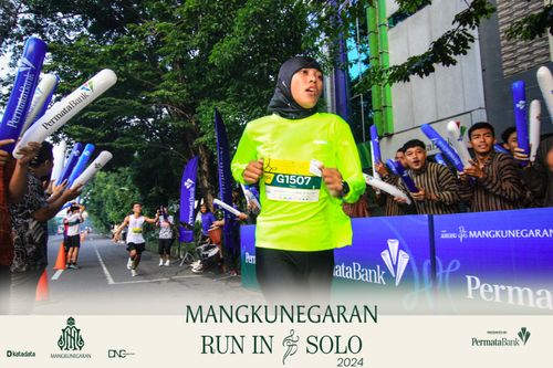 Race photo from Mangkunegaran Run 2024