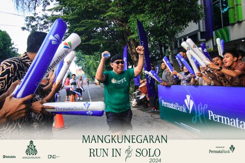 Race photo from Mangkunegaran Run 2024