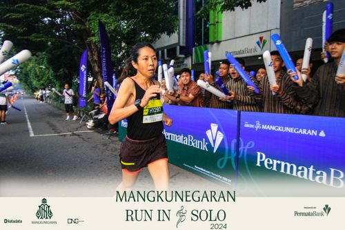Race photo from Mangkunegaran Run 2024