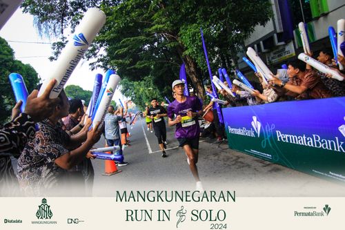 Race photo from Mangkunegaran Run 2024
