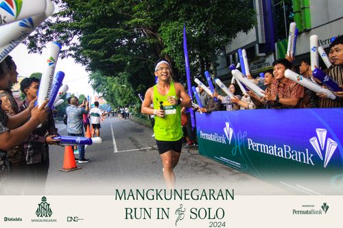 Race photo from Mangkunegaran Run 2024