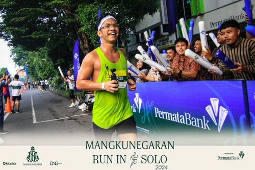 Race photo from Mangkunegaran Run 2024