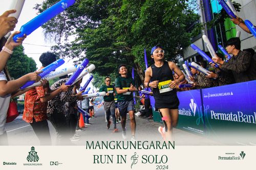 Race photo from Mangkunegaran Run 2024