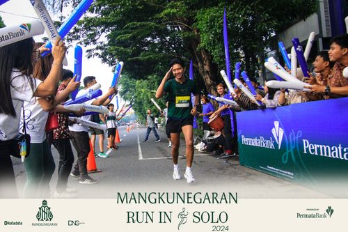 Race photo from Mangkunegaran Run 2024