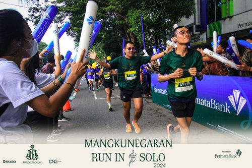 Race photo from Mangkunegaran Run 2024