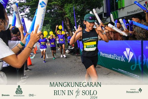 Race photo from Mangkunegaran Run 2024