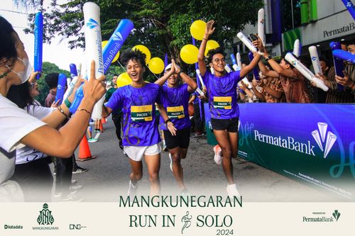 Race photo from Mangkunegaran Run 2024