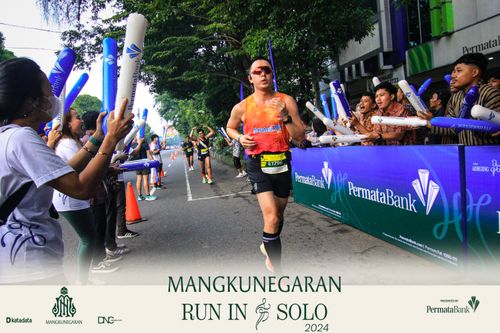 Race photo from Mangkunegaran Run 2024