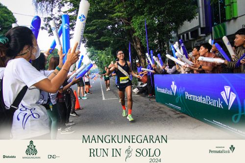 Race photo from Mangkunegaran Run 2024