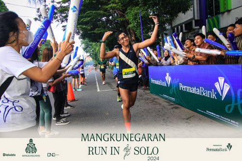 Race photo from Mangkunegaran Run 2024