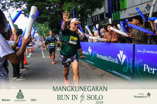 Race photo from Mangkunegaran Run 2024