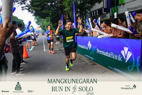 Race photo from Mangkunegaran Run 2024