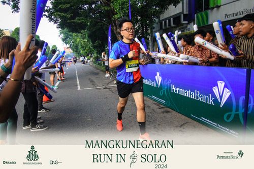 Race photo from Mangkunegaran Run 2024