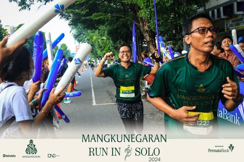 Race photo from Mangkunegaran Run 2024