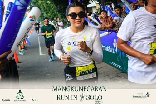 Race photo from Mangkunegaran Run 2024