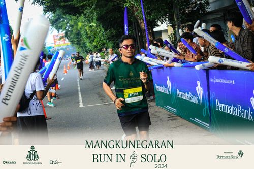 Race photo from Mangkunegaran Run 2024