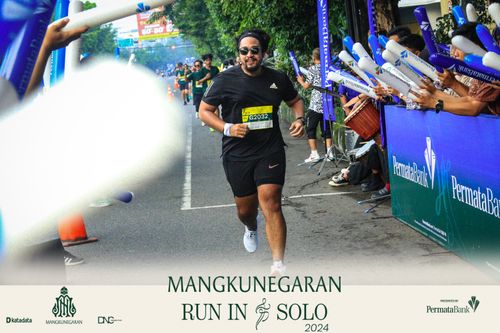 Race photo from Mangkunegaran Run 2024
