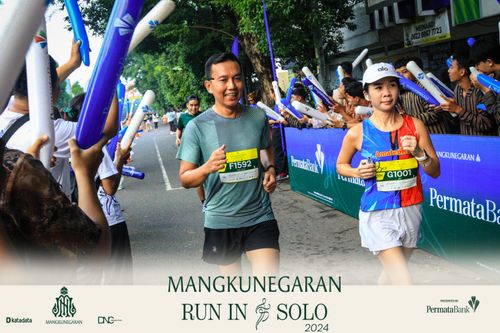 Race photo from Mangkunegaran Run 2024