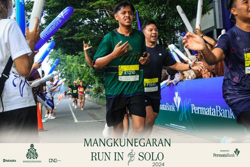 Race photo from Mangkunegaran Run 2024