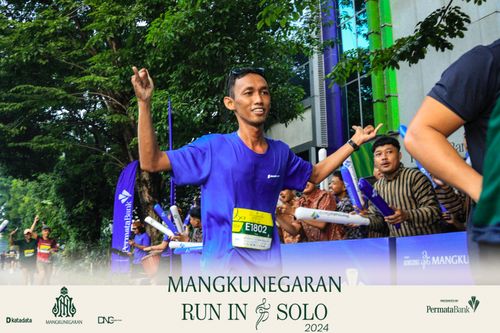 Race photo from Mangkunegaran Run 2024