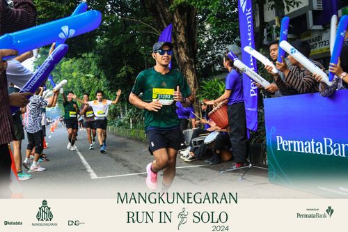 Race photo from Mangkunegaran Run 2024