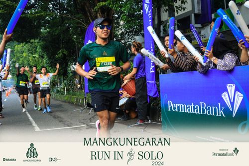 Race photo from Mangkunegaran Run 2024