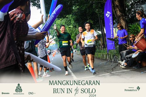 Race photo from Mangkunegaran Run 2024
