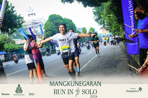 Race photo from Mangkunegaran Run 2024