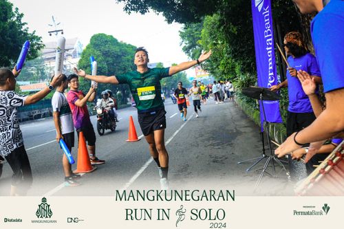 Race photo from Mangkunegaran Run 2024