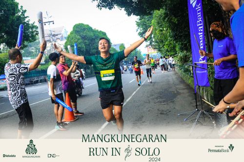 Race photo from Mangkunegaran Run 2024