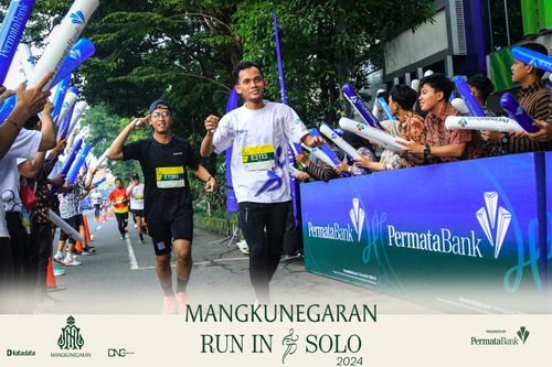 Race photo from Mangkunegaran Run 2024
