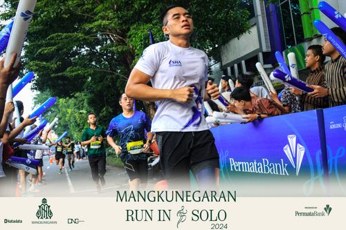 Race photo from Mangkunegaran Run 2024