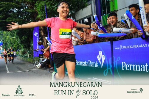 Race photo from Mangkunegaran Run 2024