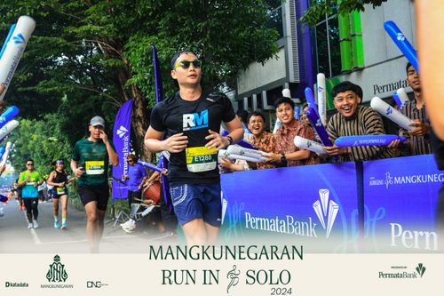 Race photo from Mangkunegaran Run 2024