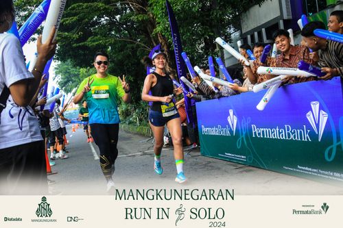 Race photo from Mangkunegaran Run 2024