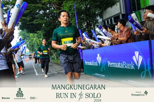 Race photo from Mangkunegaran Run 2024