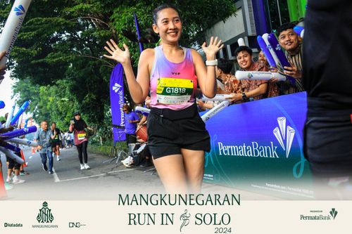 Race photo from Mangkunegaran Run 2024
