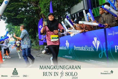 Race photo from Mangkunegaran Run 2024