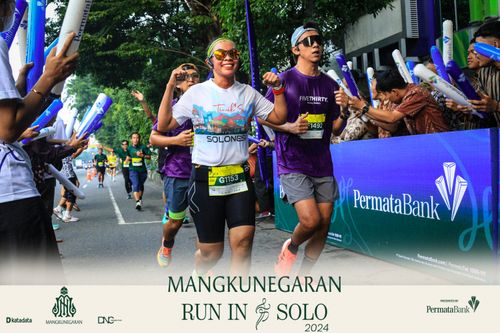 Race photo from Mangkunegaran Run 2024