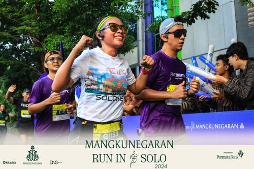 Race photo from Mangkunegaran Run 2024