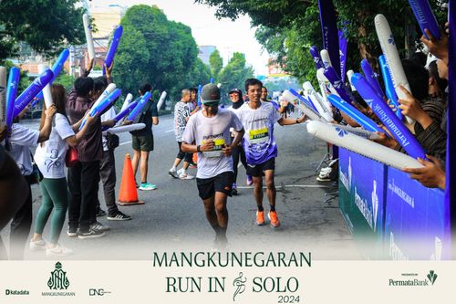Race photo from Mangkunegaran Run 2024