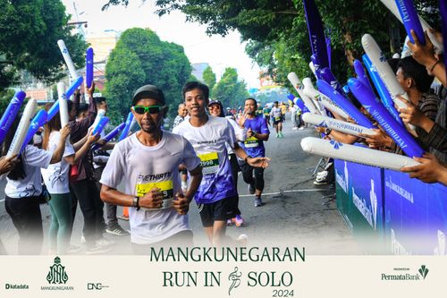 Race photo from Mangkunegaran Run 2024