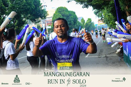 Race photo from Mangkunegaran Run 2024