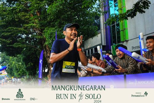 Race photo from Mangkunegaran Run 2024