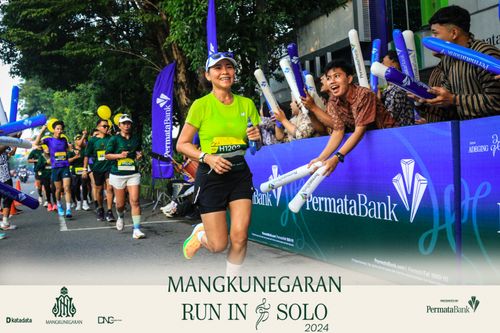 Race photo from Mangkunegaran Run 2024