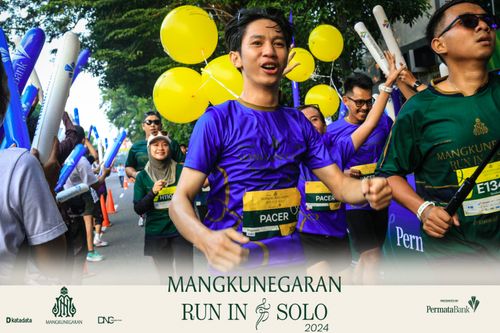 Race photo from Mangkunegaran Run 2024