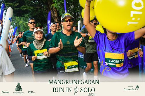Race photo from Mangkunegaran Run 2024