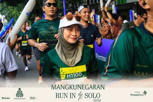 Race photo from Mangkunegaran Run 2024