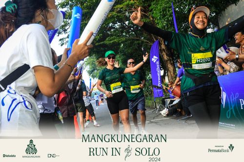 Race photo from Mangkunegaran Run 2024